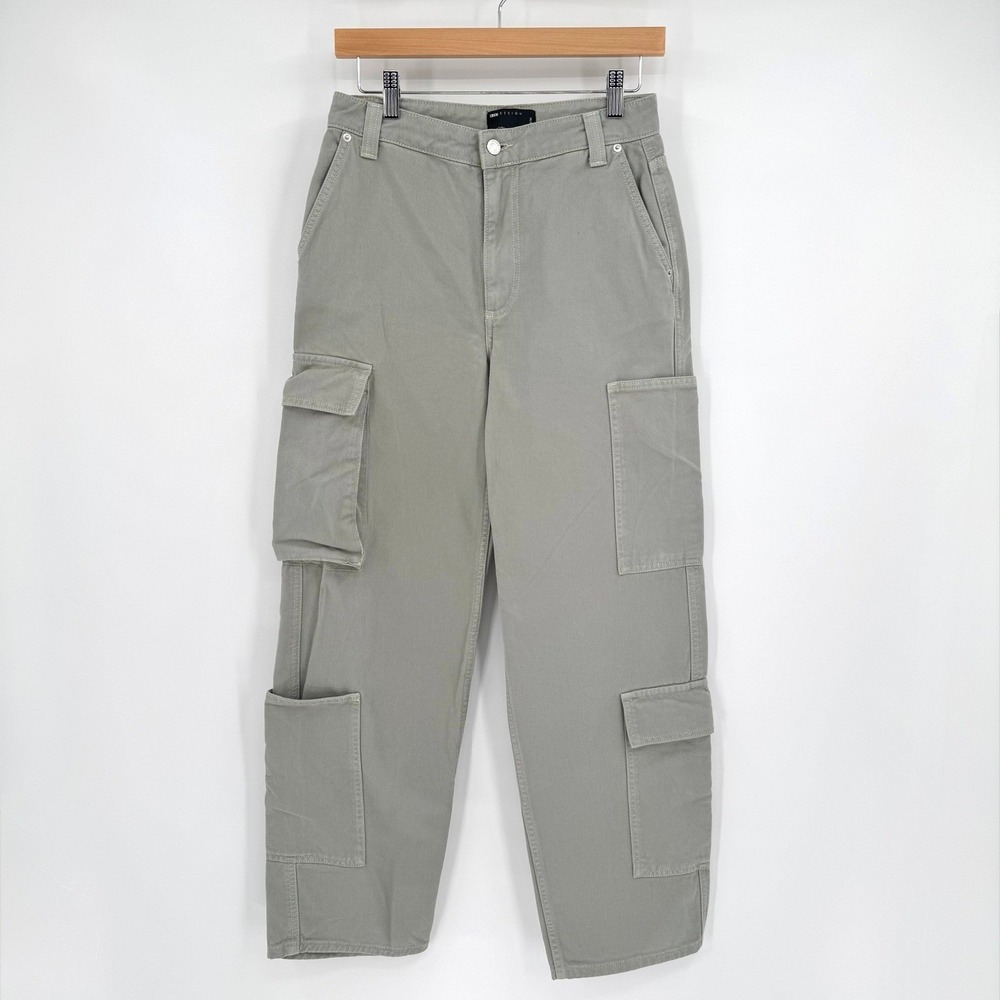 ASOS Oversized Sage Green Cargo Pants With Multi Pocket Sides  Women's 25/32
